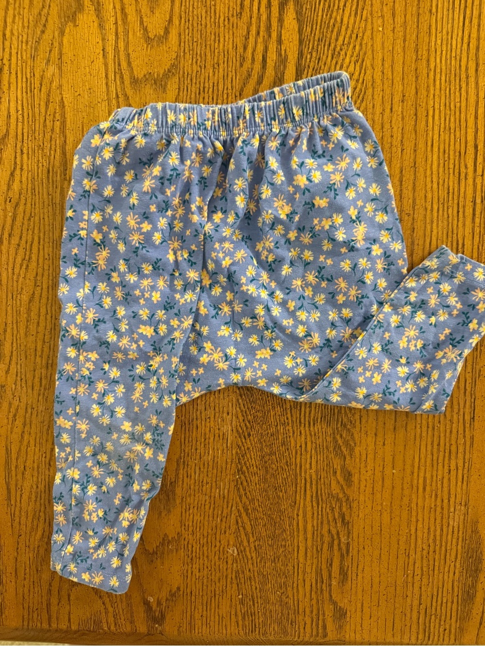 Old Navy 18-24M Blue Floral Pull-On Pants Toddler Girls